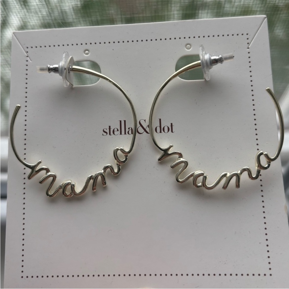 Stella & Dot 'Mama' Hoop Earrings